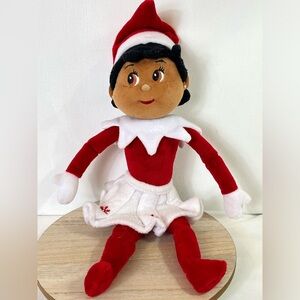 Elf on The Shelf Plush Pal Dark Skin Girl 14" Lumistella 2010 Christmas Doll